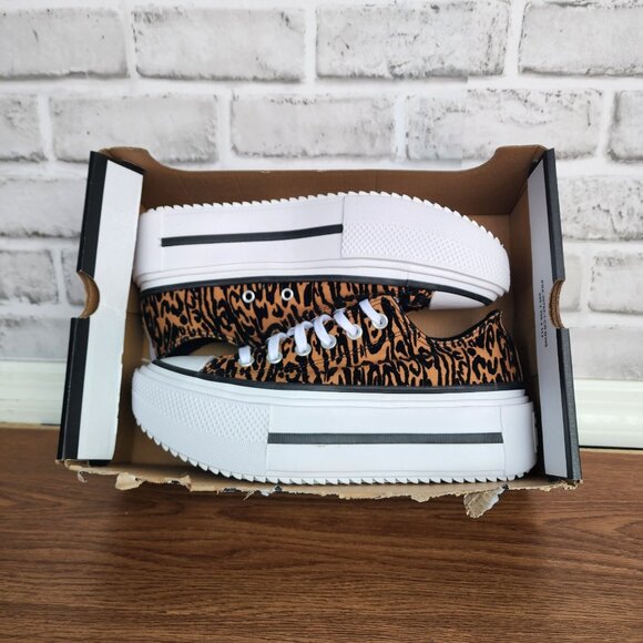 Converse Chuck Taylor Lift Double Stack Low Sz 6 Men Shoes Sneaker Black A16405C - Picture 6 of 9